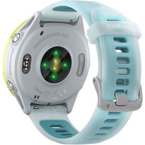 Смарт-часы Garmin Forerunner 570 47mm Amp Yellow Aluminum w. Translucent Whitestone/Turquoise Band (010-02971-01)