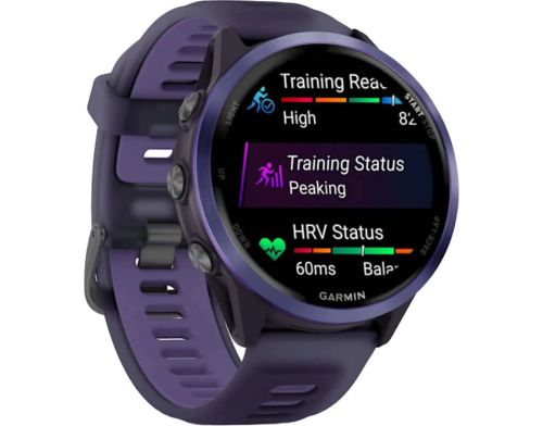 Смарт-часы Garmin Forerunner 570 47mm Indigo Aluminium w. Translucent Imperial Purple/Indigo Band (010-02971-02) фото №2