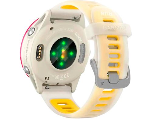 Смарт-часы Garmin Forerunner 570 42mm Raspberry Aluminum w. Translucent Bone/Mango Band (010-02970-02/42) фото №2