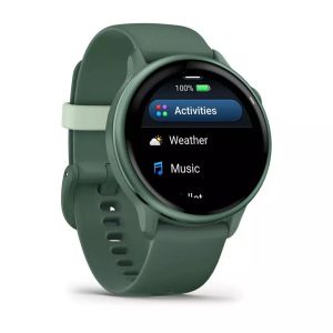 Смарт-часы Garmin Vivoactive 6 Metallic Jasper Green with Jasper Green Band (010-02985-02/42)