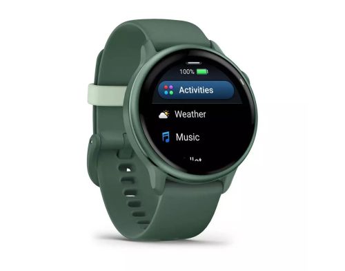 Смарт-годинник Garmin Vivoactive 6 Metallic Jasper Green with Jasper Green Band (010-02985-02/42) фото №3