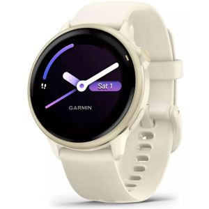 Смарт-часы Garmin Vivoactive 6 Lunar Gold with Bone Band (010-02985-01)