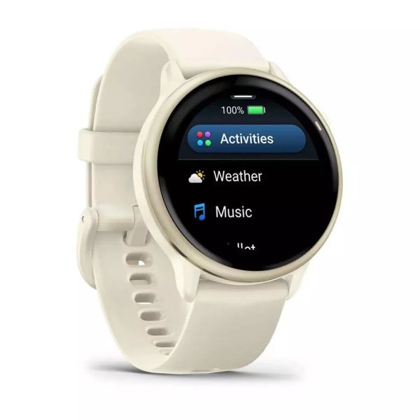 Смарт-часы Garmin Vivoactive 6 Lunar Gold with Bone Band (010-02985-01) фото №3