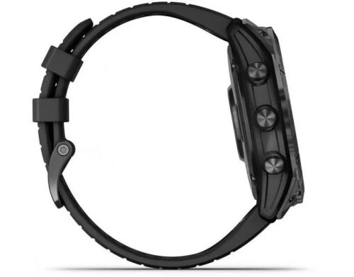 Смарт-часы Garmin Fenix 7X Pro Sapphire Solar Carbon G. DLC Tit. with Black Band (010-02778-10/11/54) фото №2