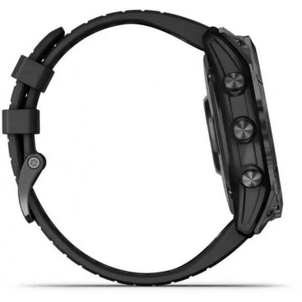 Смарт-часы Garmin Fenix 7X Pro Sapphire Solar Carbon G. DLC Tit. with Black Band (010-02778-10/11/54) фото №2