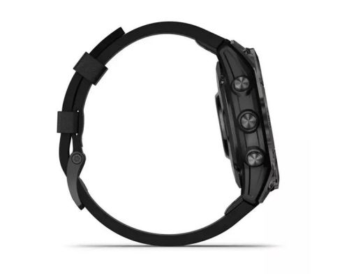 Смарт-часы Garmin Epix Pro Gen 2 Sapphire 47mm Carbon G. DLC Tit. with B. Leather Band (010-02803-30) фото №2