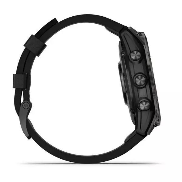 Смарт-часы Garmin Epix Pro Gen 2 Sapphire 47mm Carbon G. DLC Tit. with B. Leather Band (010-02803-30) фото №2