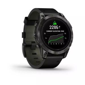 Смарт-часы Garmin Epix Pro Gen 2 Sapphire 47mm Carbon G. DLC Tit. with B. Leather Band (010-02803-30)
