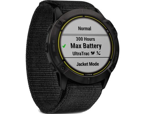 Смарт-часы Garmin Enduro Carbon Gray Titanium with Black UltraFit Nylon Strap (010-02408-01/11) фото №3