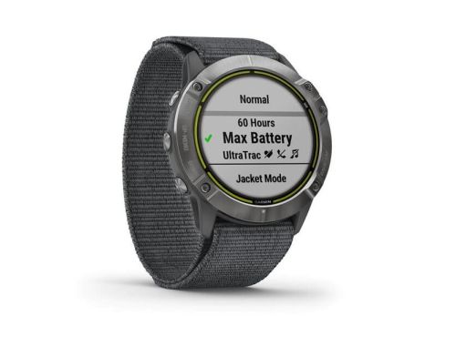 Смарт-часы Garmin Enduro Steel with Gray UltraFit Nylon Strap (010-02408-00/10) фото №3