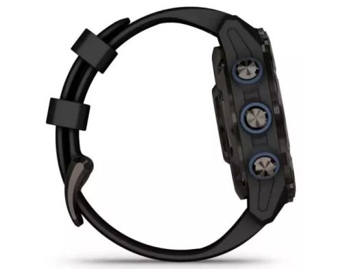 Смарт-часы Garmin Descent Mk3i – 43 mm Carbon Gray DLC Titanium w. Black Silicone Band (010-02753-10/11) фото №2