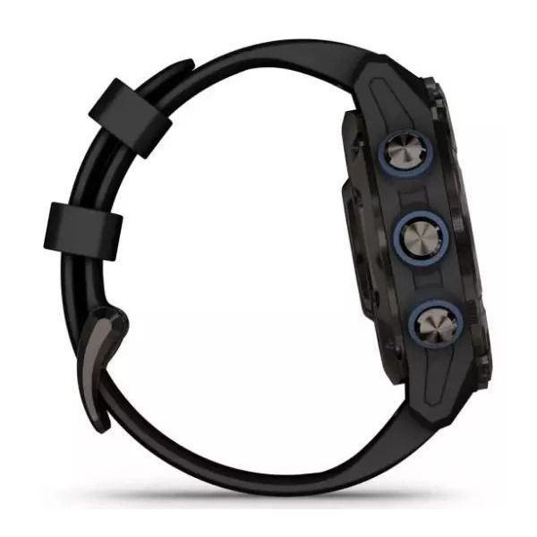 Смарт-часы Garmin Descent Mk3i – 43 mm Carbon Gray DLC Titanium w. Black Silicone Band (010-02753-10/11) фото №2