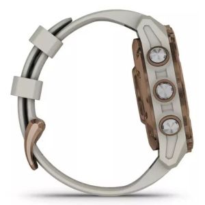 Смарт-часы Garmin Descen Mk3i – 43 mm Bronze PVD Titanium with French Gray Silicone Band (010-02753-13/14)