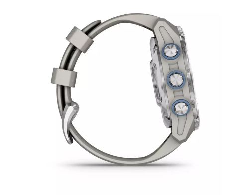 Смарт-часы Garmin Descent Mk3 43 mm Stainless Steel with Fog Gray Silicone Band (010-02753-04/03) фото №2