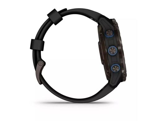 Смарт-часы Garmin Descent Mk3i 51mm Carbon Gray DLC Titanium with Black Silicone Band (010-02752-10/11) фото №2