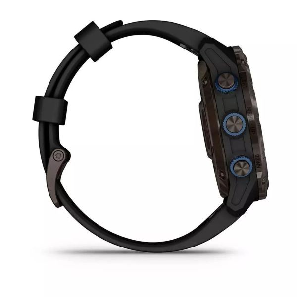 Смарт-часы Garmin Descent Mk3i 51mm Carbon Gray DLC Titanium with Black Silicone Band (010-02752-10/11) фото №2