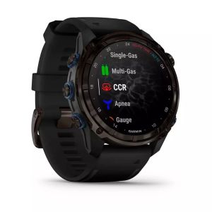 Смарт-часы Garmin Descent Mk3i 51mm Carbon Gray DLC Titanium with Black Silicone Band (010-02752-10/11)