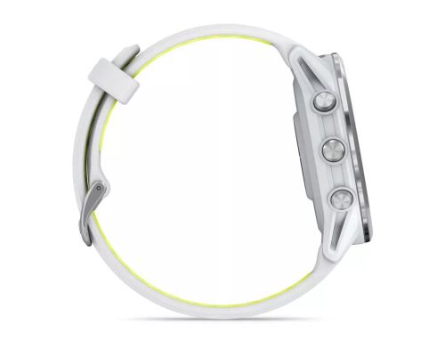 Смарт-часы Garmin Forerunner 970 Titanium w. Whitestone Case and Whitestone/T. Amp Yellow Band (010-02969-01/11/61) фото №2