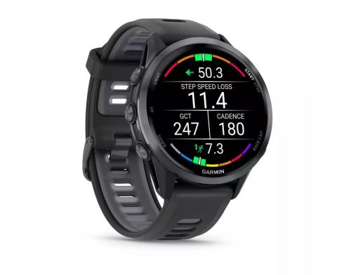 Смарт-часы Garmin Forerunner 970 Carbon Gray DLC Titanium w. Black Case and Black/Translucent W. Band (010-02969-00/1) фото №3