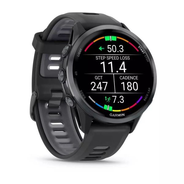 Смарт-часы Garmin Forerunner 970 Carbon Gray DLC Titanium w. Black Case and Black/Translucent W. Band (010-02969-00/1) фото №3