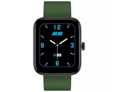 Смарт-часы 2E Alpha SQ Music Edition 46mm Black-Green (2E-CWW40BKGN) фото №2