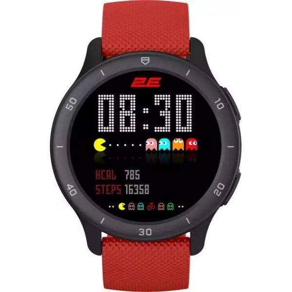 Смарт-часы 2E Motion GT2 47mm Black-Red (2E-CWW21BKRD) фото №2