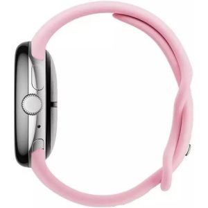 Смарт-часы Google Pixel Watch 3 41 mm LTE Polished Silver Aluminum Case/Rose Quartz Active Band