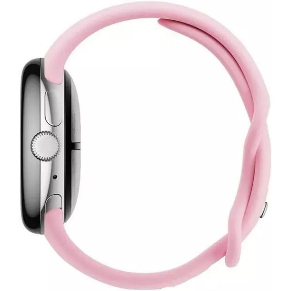 Смарт-годинник Google Pixel Watch 3 41 mm LTE Polished Silver Aluminum Case/Rose Quartz Active Band фото №2