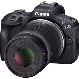 Беззеркальный фотоаппарат Canon EOS R100 kit 18-45mm + 55-210mm IS STM (6052C036)