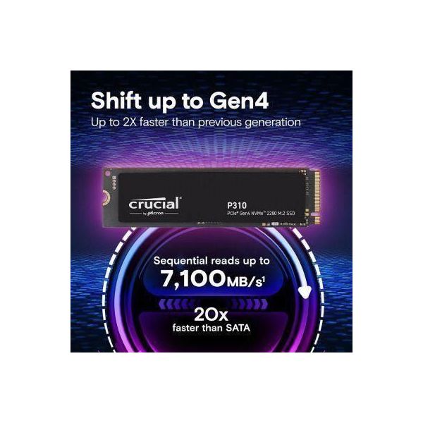 SSD накопитель Crucial P310 500 GB (CT500P310SSD8) фото №3