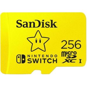 Карта памяти SanDisk 256 GB microSDXC для Nintendo Switch SDSQXAO-256G-GNCZN