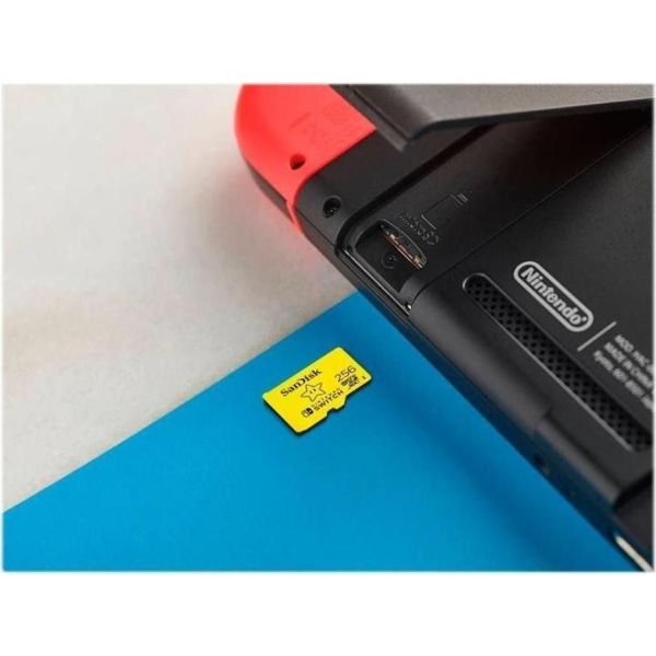 Карта памяти SanDisk 256 GB microSDXC для Nintendo Switch SDSQXAO-256G-GNCZN фото №4