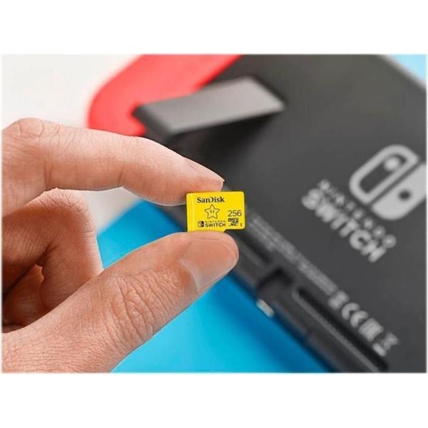 Карта памяти SanDisk 256 GB microSDXC для Nintendo Switch SDSQXAO-256G-GNCZN фото №5
