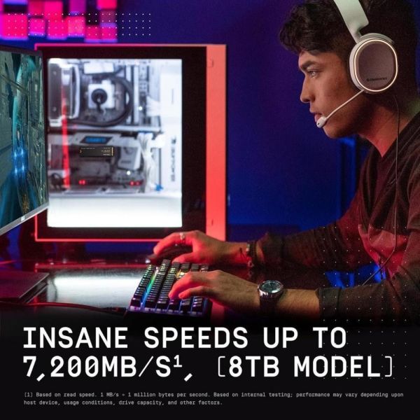 SSD накопитель WD Black SN850X 8TB (WDS800T2X0E) фото №2