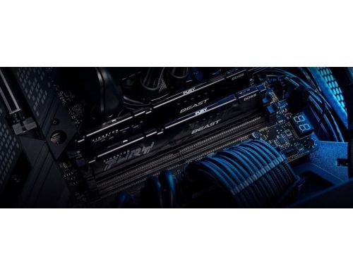 Память для настольных компьютеров Kingston FURY 32GB (2x16GB) DDR5 5200MHz Beast Black (KF552C40BBK2-32) фото №7