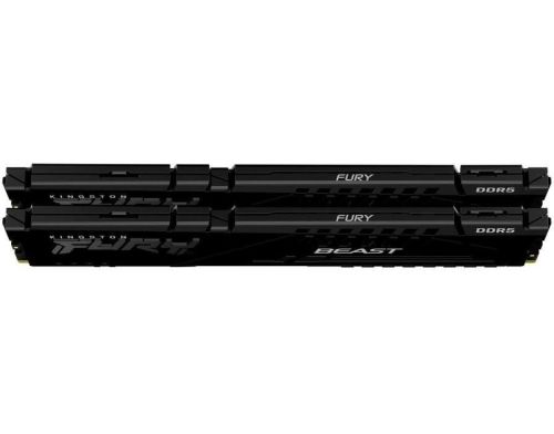 Память для настольных компьютеров Kingston FURY 32GB (2x16GB) DDR5 5200MHz Beast Black (KF552C40BBK2-32) фото №8