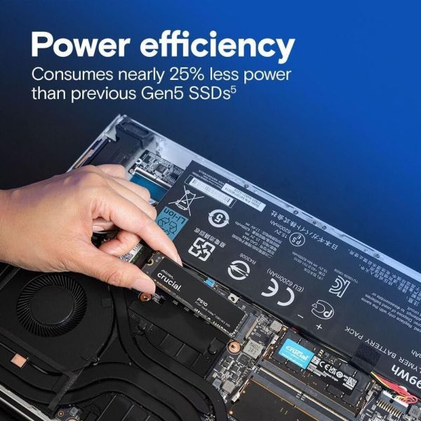 SSD накопитель Crucial P510 2 TB (CT2000P510SSD8) фото №3