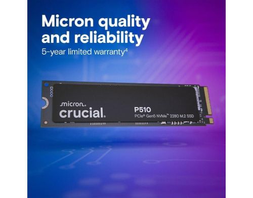 SSD накопитель Crucial P510 2 TB (CT2000P510SSD8) фото №6