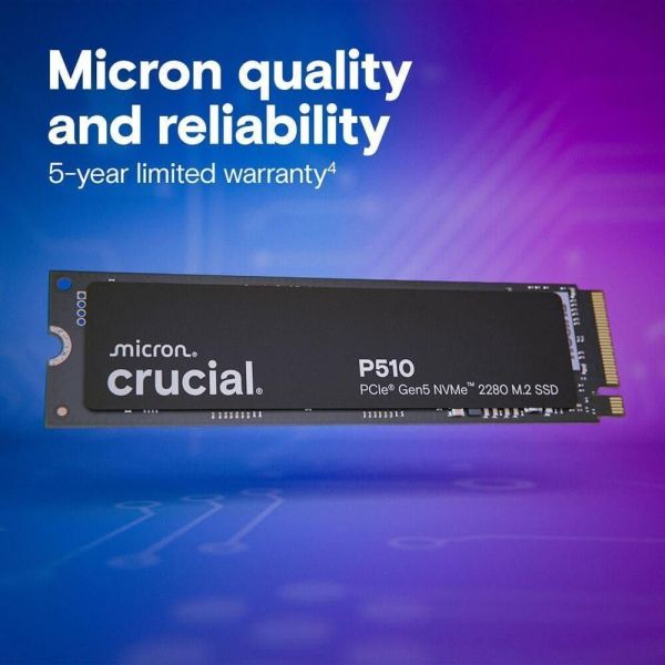 SSD накопитель Crucial P510 2 TB (CT2000P510SSD8) фото №6