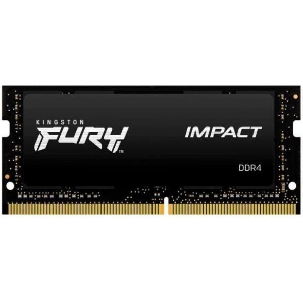 Память ноутбуков Kingston FURY 8 GB SO-DIMM DDR4 3200 MHz Impact (KF432S20IB/8) фото №2