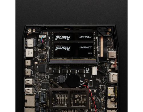 Память ноутбуков Kingston FURY 8 GB SO-DIMM DDR4 3200 MHz Impact (KF432S20IB/8) фото №3