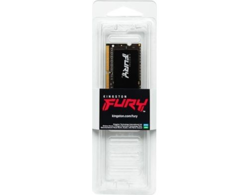 Память ноутбуков Kingston FURY 8 GB SO-DIMM DDR4 3200 MHz Impact (KF432S20IB/8) фото №5