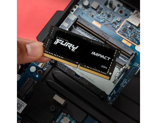 Память ноутбуков Kingston FURY 16 GB SO-DIMM DDR4 3200 MHz Impact (KF432S20IB/16) фото №5