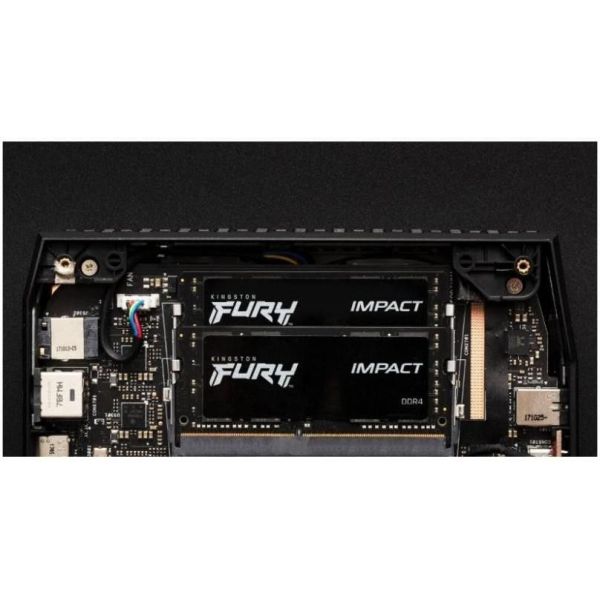 Память ноутбуков Kingston FURY 16 GB SO-DIMM DDR4 3200 MHz Impact (KF432S20IB/16) фото №8