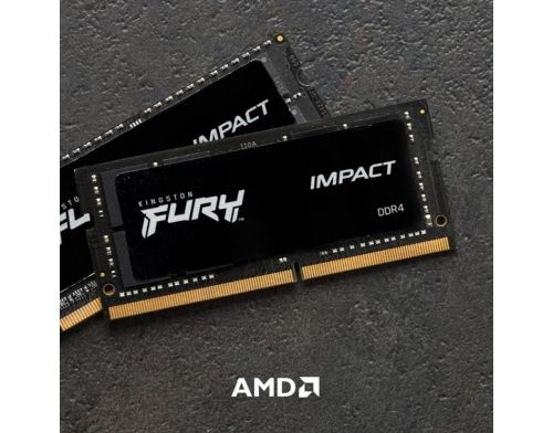 Память ноутбуков Kingston FURY 32 GB SO-DIMM DDR4 3200 MHz Impact (KF432S20IB/32) фото №4