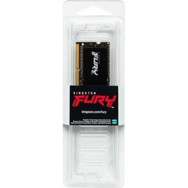 Память ноутбуков Kingston FURY 32 GB SO-DIMM DDR4 3200 MHz Impact (KF432S20IB/32) фото №6