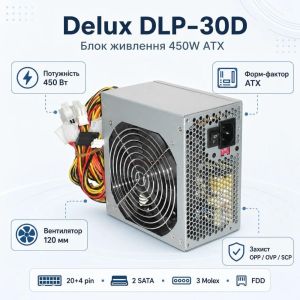 Блок питания Delux DLP-30D