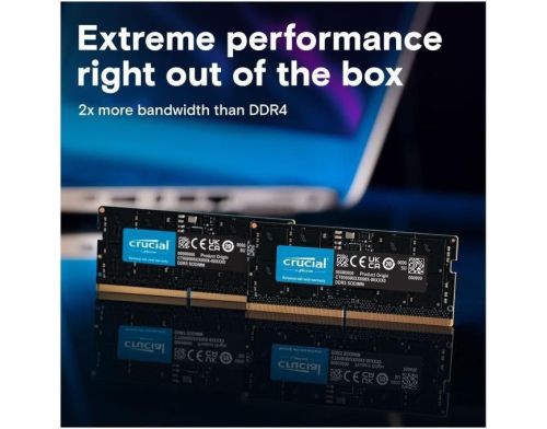 Память для ноутбуков Crucial 8 GB SO-DIMM DDR5 5200 MHz (CT8G52C42S5) фото №2
