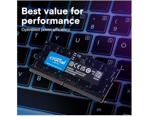 Память для ноутбуков Crucial 8 GB SO-DIMM DDR5 5200 MHz (CT8G52C42S5) фото №5