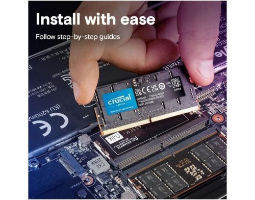 Память для ноутбуков Crucial 8 GB SO-DIMM DDR5 5200 MHz (CT8G52C42S5) фото №6